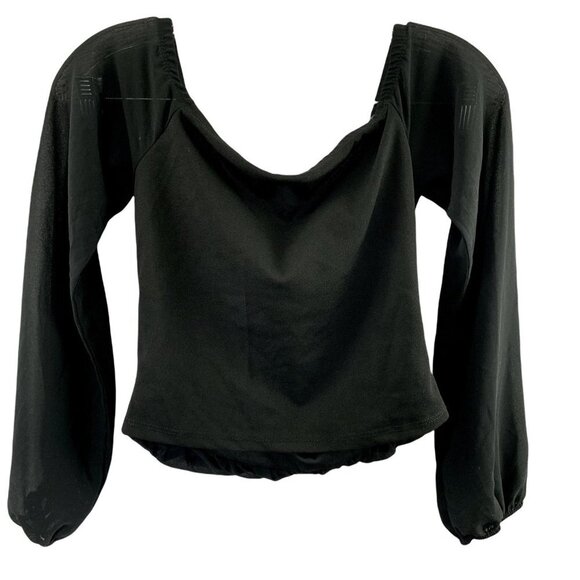 Windsor Women's Black Sheer Top - Picture 2 of 5